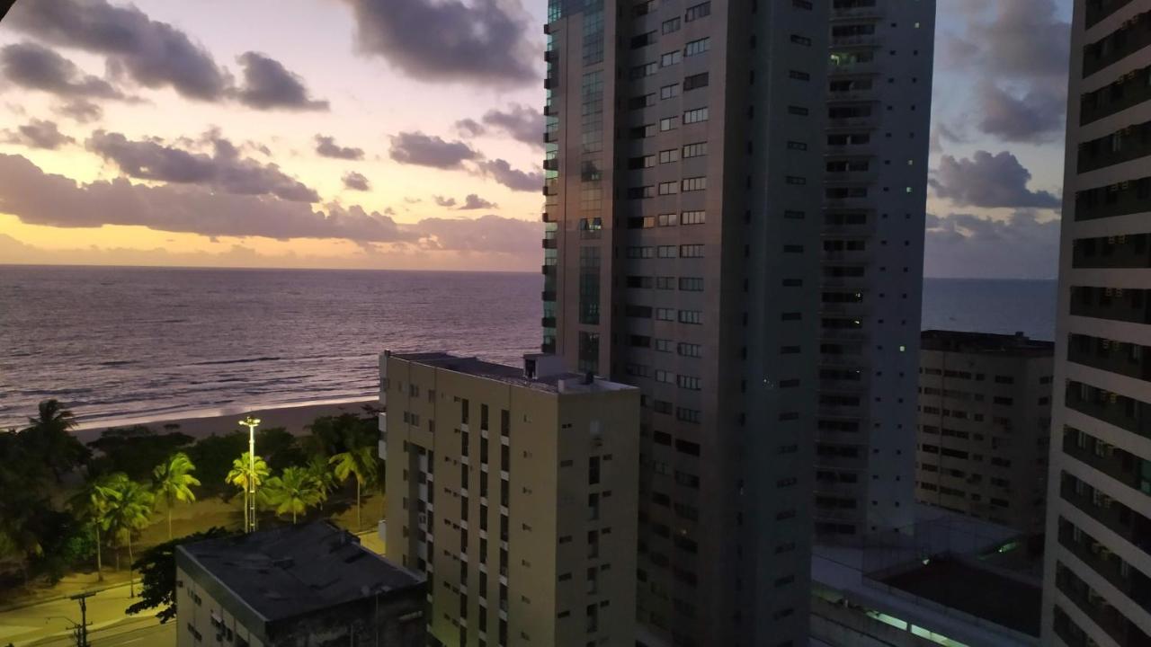 Apartamento com vista para o Mar e Piscina na cobertura. Recife Bagian luar foto