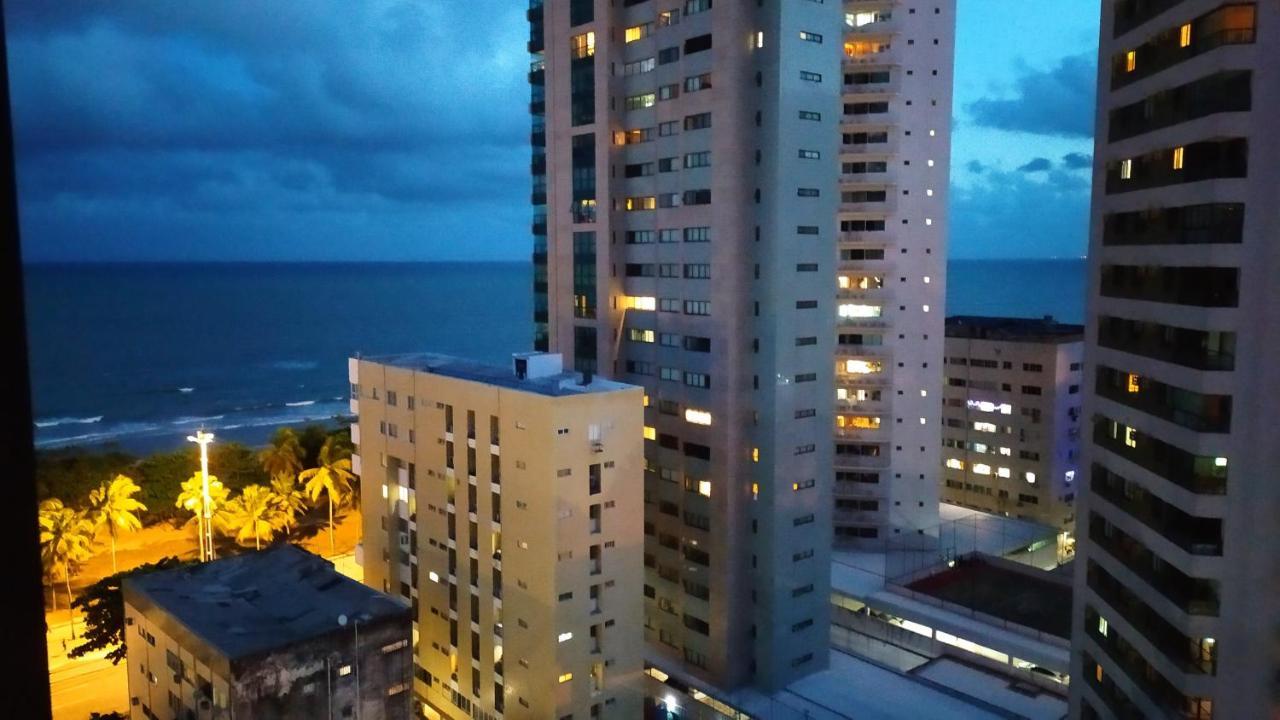 Apartamento com vista para o Mar e Piscina na cobertura. Recife Bagian luar foto